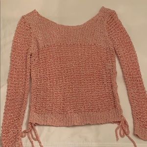 NWOT Knit Pink Sweater